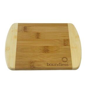 Boundless Small Cutting Board 7” Wooden Wood Brown Serving Tray Cheese Travel